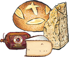 3 Cured Meats & Cheeses plus Bread Customizable Gift Box