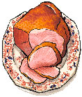 Peach Smoked Heritage Ham