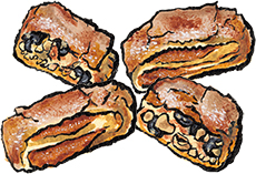 Classic and Apricot Rugelach Cookies Gift Box